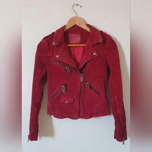 BLANK NYC LEATHER MOTO JACKET XS $128